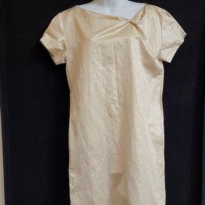 Jenni Kayne Reptile Weave Silk Shift Party Dress 6